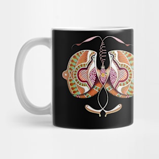 Circular butterfly Mug